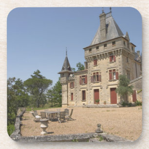 The magnificent Chateau de Pressac and garden Coaster
