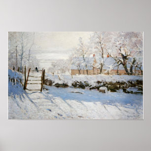 The Magpie (1868–1869) Claude Monet Poster