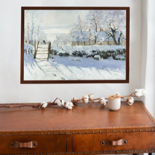 The Magpie by Claude Monet Poster