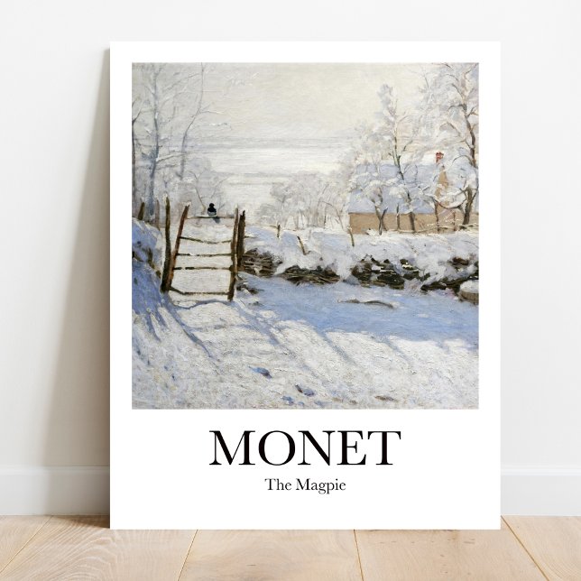 The Magpie by Claude Monet Poster (
Monet's "The Magpie" poster: Bird art lovers! Own a piece of Impressionism history.)
