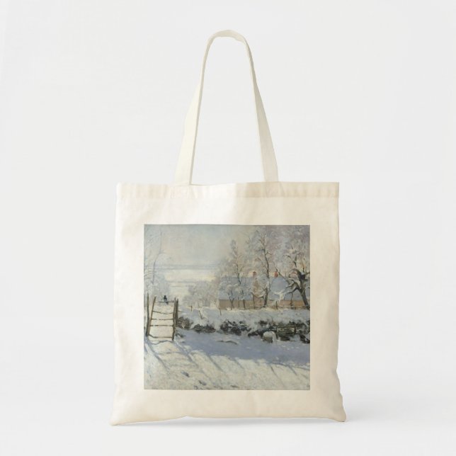 The Magpie by Claude Monet Tote Bag (Front)