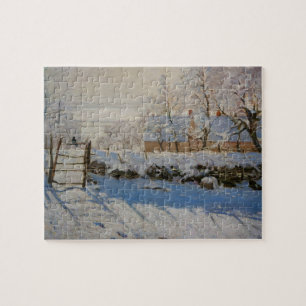 The Magpie La Pie by Claude Monet Jigsaw Puzzle