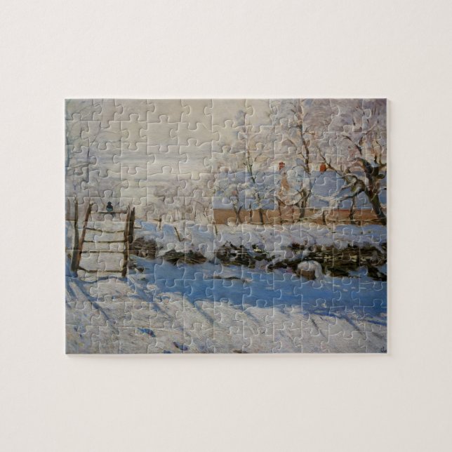 The Magpie La Pie by Claude Monet Jigsaw Puzzle (Horizontal)