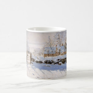 The Magpie, Monet Famous Painting Coffee Mug