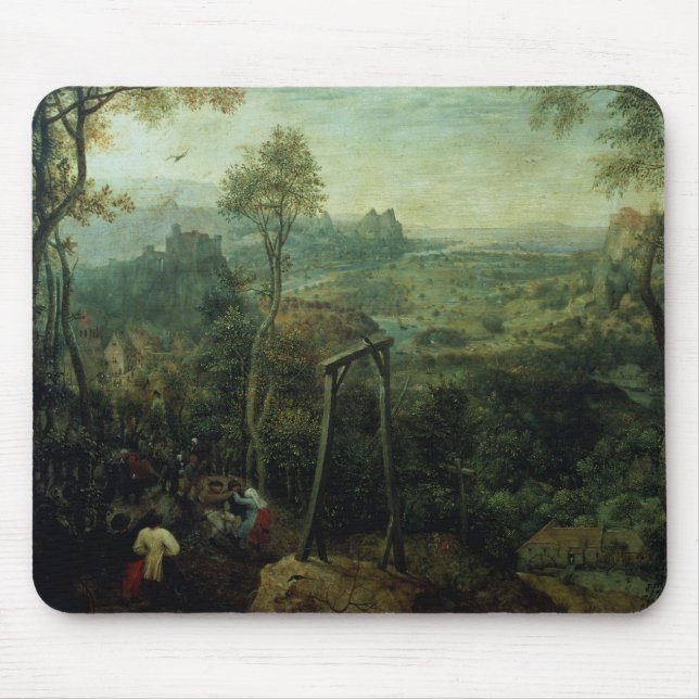 The Magpie on the Gallows, 1568 Mouse Pad (Front)