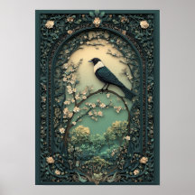 The Magpie | Spring Day Forest Art