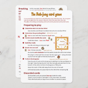 The Mah-Jong Card Game – Differences