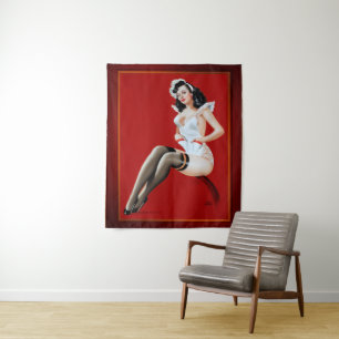 The Maid by Peter Driben Tapestry
