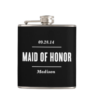 The Maid of Honour   Wedding Flask