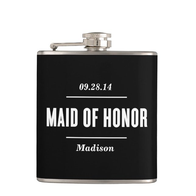 The Maid of Honour | Wedding Flask (Front)
