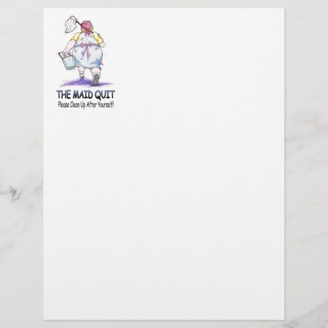 The Maid Quit (Front)