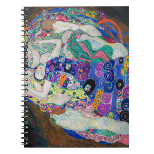 The Maiden, 1913 by Gustav Klimt Notebook