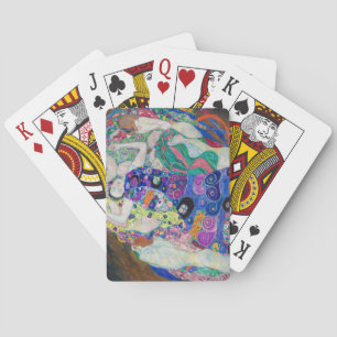 The Maiden, 1913 by Gustav Klimt Playing Cards