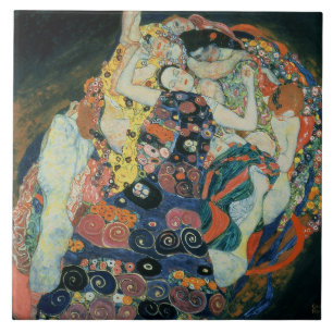 The Maiden, 1913 (oil on canvas) Tile