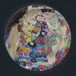 The maiden by Gustav Klimt,art nouveau,art deco,vi Paper Plate<br><div class="desc">The maiden by Gustav Klimt, art nouveau, art deco, vintage, beautiful, ladies</div>