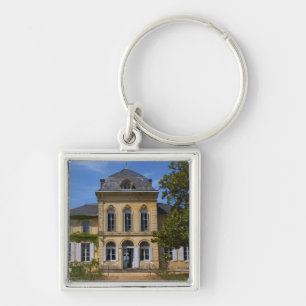 The main chateau building, renovated by key ring