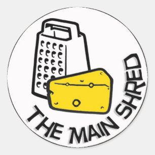 The 'Main Shred' merchandise Classic Round Sticker