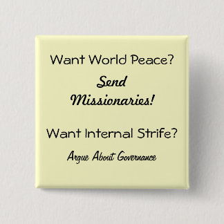 The Main Thing 15 Cm Square Badge