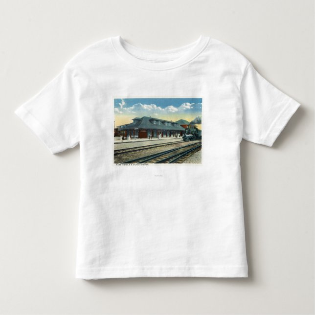 The Maine Central Railroad Station Toddler T-Shirt (Front)