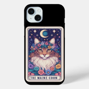 The Maine Coon Tarot Card Collection iPhone 15 Mini Case