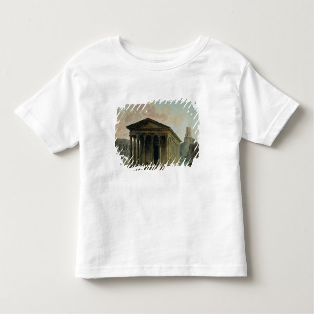 The Maison Carree with the Amphitheatre Toddler T-Shirt (Front)