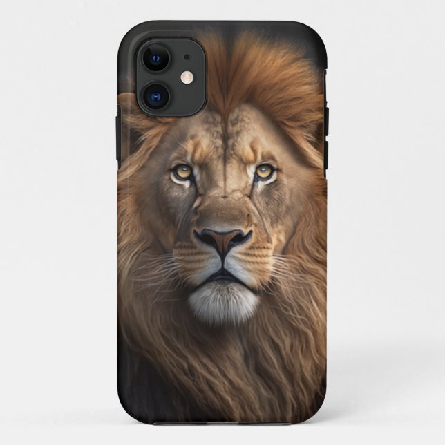The Majestic Lion King of the Jungle Case-Mate iPhone Case (Back)