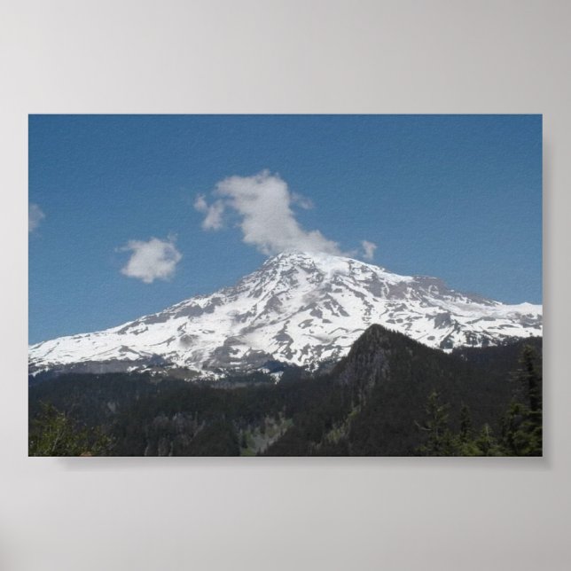 THE MAJESTIC MT. RAINIER POSTER (Front)