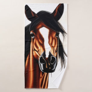 The Majestic Mustang - The Spirt Of Freedom Bath Towel