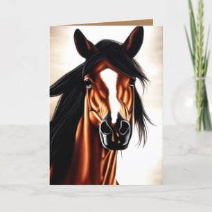 The Majestic Mustang - The Spirt Of Freedom Card