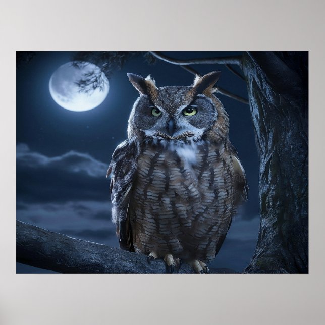 The Majestic Owl Poster (Front)