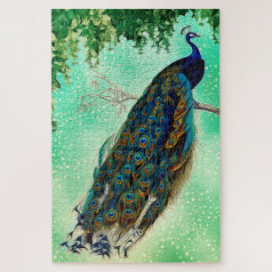 The Majestic Peacock Jigsaw Puzzle