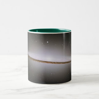 The Majestic Sombrero Galaxy (M104) Two-Tone Coffee Mug