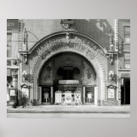 The Majestic Theatre, 1910. Vintage Photo