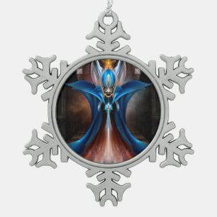 The Majesty Of Arsencia Pewter Snowflake Ornament