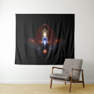 The Majesty Of Ooleion Fractal Art Composition Tapestry