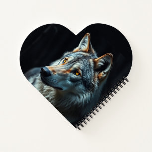"The Majesty of the Wild: The Alpha in the Forest" Notebook