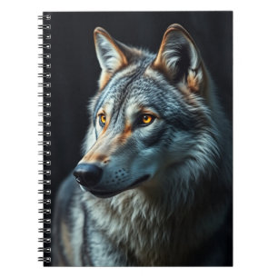 "The Majesty of the Wild: The Alpha in the Forest" Notebook