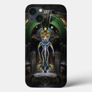 The Majesty Of Trilia Fractal Fantasy Portrait iPhone 13 Case