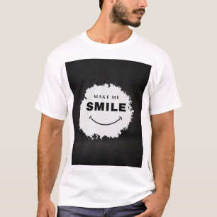 The make me smile t shirt design 