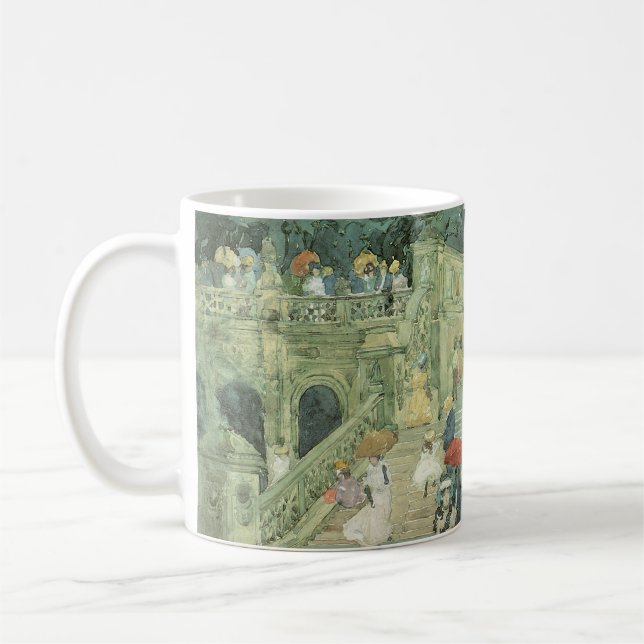 The Mall, Central Park by Maurice Prendergast Coffee Mug (Left)