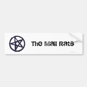 The Mall Rats Tribe Symbol Bumper Sticker