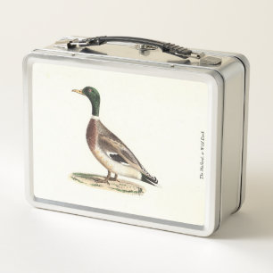 The Mallard or Wild Duck (Anas platyrhynchos) Metal Lunch Box