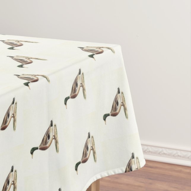 The Mallard or Wild Duck (Anas platyrhynchos) Tablecloth (In Situ)
