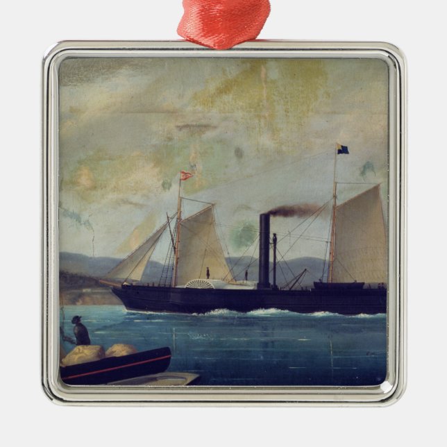 The 'Mallorcan', ship on which George Sand and Cho Metal Ornament (Front)