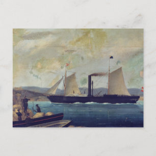 The 'Mallorcan', ship on which George Sand and Cho Postcard