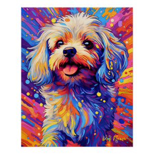 The Maltese Dog 003 - Zetton Ziana Poster