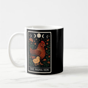 The Mama Hen Chicken Mum Farm Chick Tarot Card Mot Coffee Mug