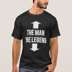 The Man Arrrow Face The Legend Arrow Crotch T-Shirt