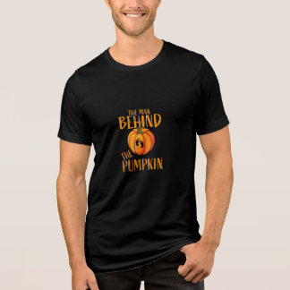 The Man Behind The Pumpkin Halloween T-shirt Tri-Blend Shirt