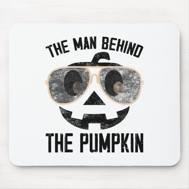 The Man Behind The Pumpkin New By  Mouse Pad (Front)